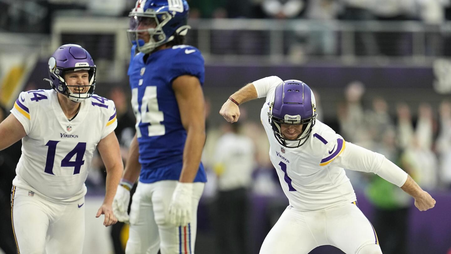 Giants dealt crushing last-second loss to Vikings on 61-yard FG