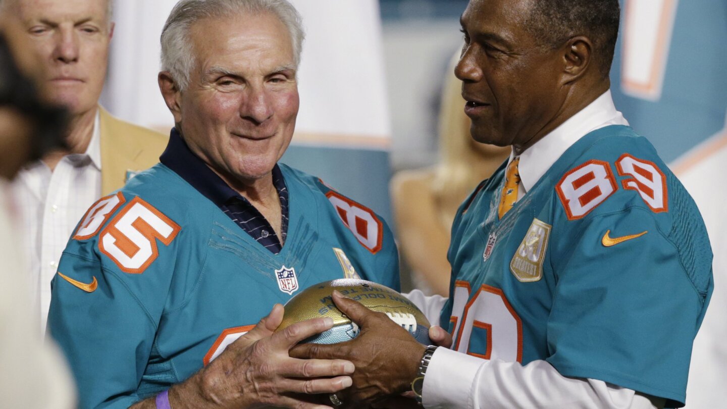 Hall of Fame linebacker Nick Buoniconti, part of Dolphins