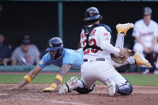 Walls drives in late run as Rays get rare win in Cleveland, drop Guardians  6-2 in series finale
