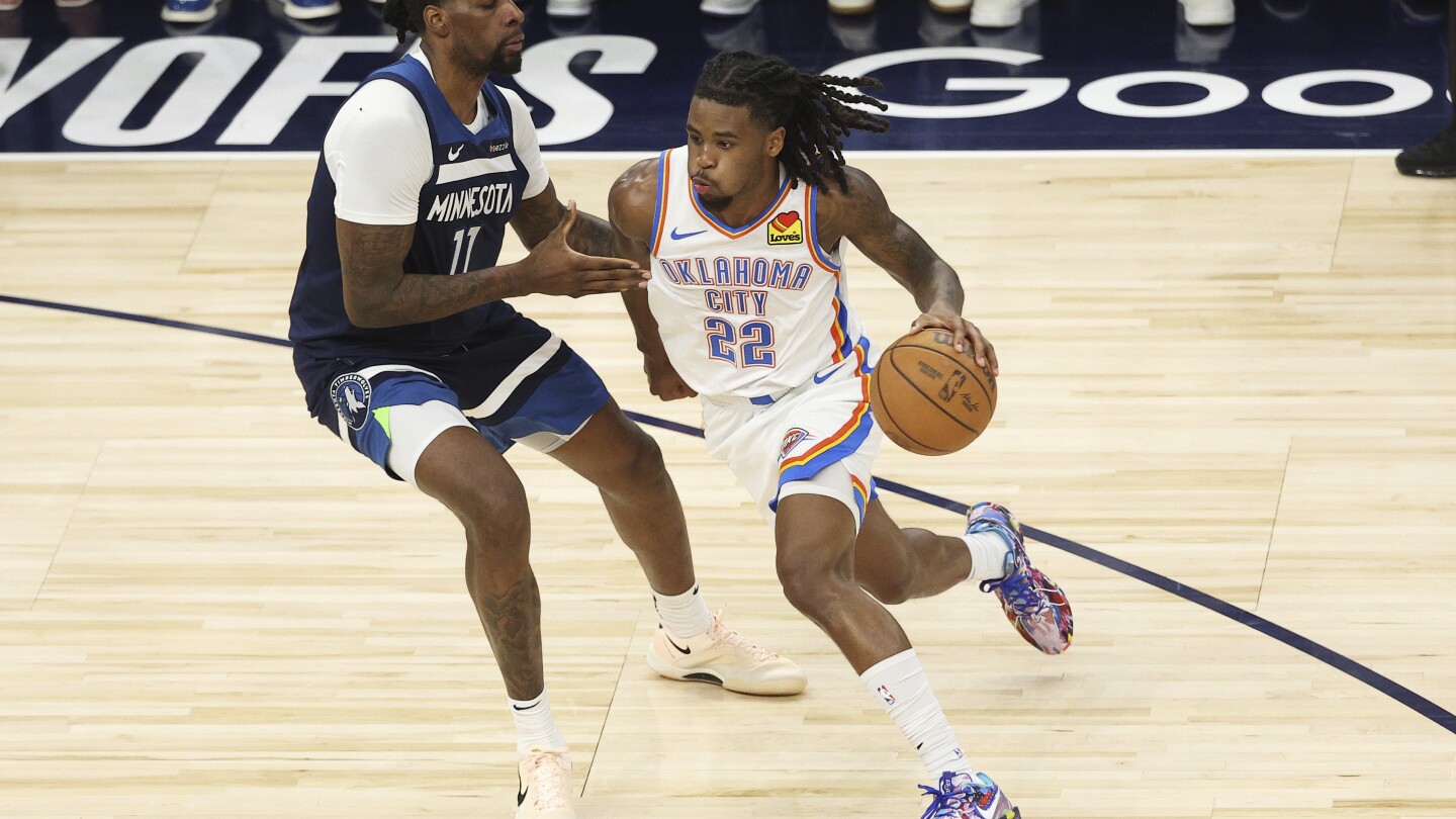 Thunder’s Cason Wallace Starts NBA Finals Game 1 Versus Pacers