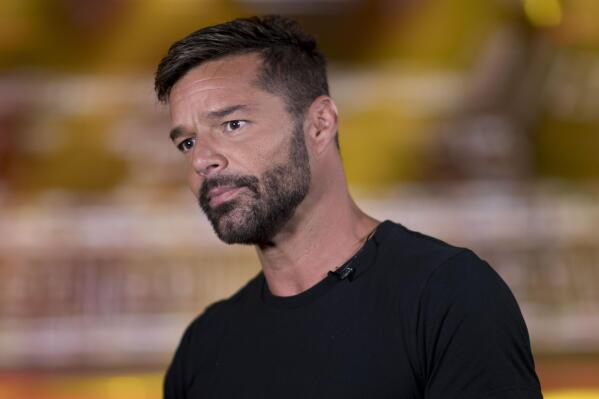 FILE - Puerto Rican singer Ricky Martin listens to a question during an interview in San Juan, Puerto Rico, Jan. 27, 2020. A sexual assault complaint has been filed against the pop star, who recently sued his nephew over false allegations of sexual abuse. The complaint was filed Friday, Sept. 9, 2022, said police spokesman Edward Ramirez. Information including who filed the complaint and details of the allegations are not public given the nature of the complaint. (AP Photo/Carlos Giusti, File)