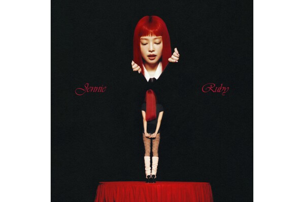 This album cover image released by Columbia Records shows "Ruby" by Jennie. (Columbia via AP)