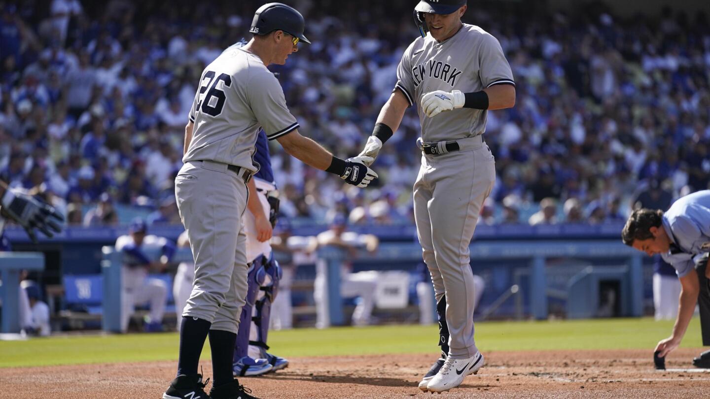 All rise! Aaron Judge makes potential catch of the year as Yankees defeat  Dodgers