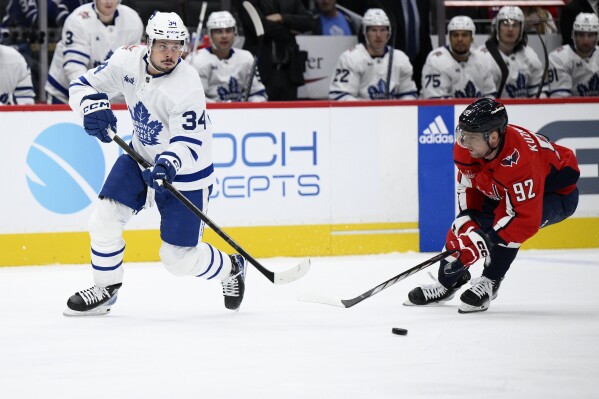 Devils fall to Maple Leafs as Auston Matthews scores hat trick