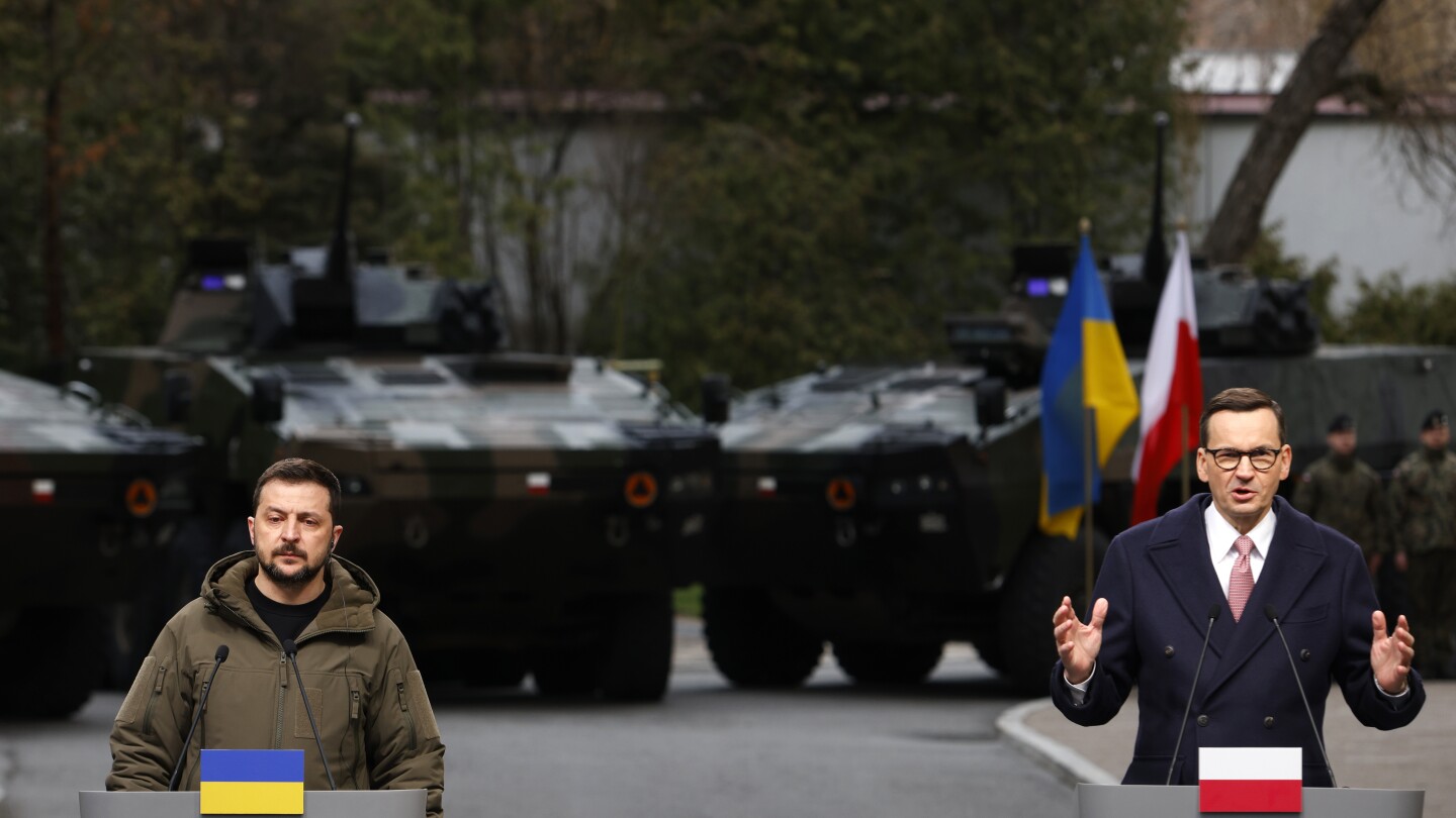 Poland is done sending arms to Ukraine, Polish leader says as trade dispute escalates