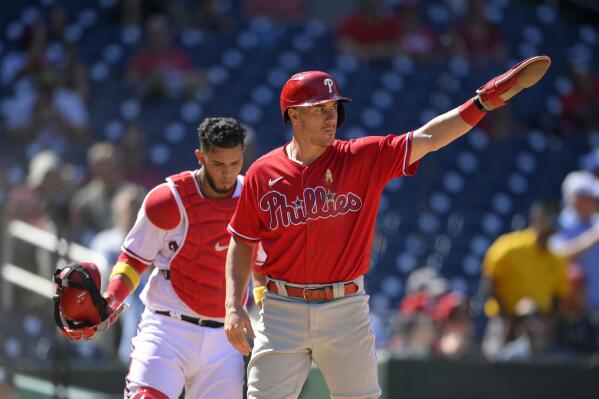 J.T. Realmuto injury: Phillies catcher out of lineup vs. Nationals