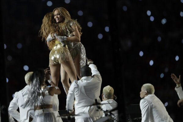 Halftime Show Super Bowl 54 / 2020 . Shakyra & Jennifer Lopez 