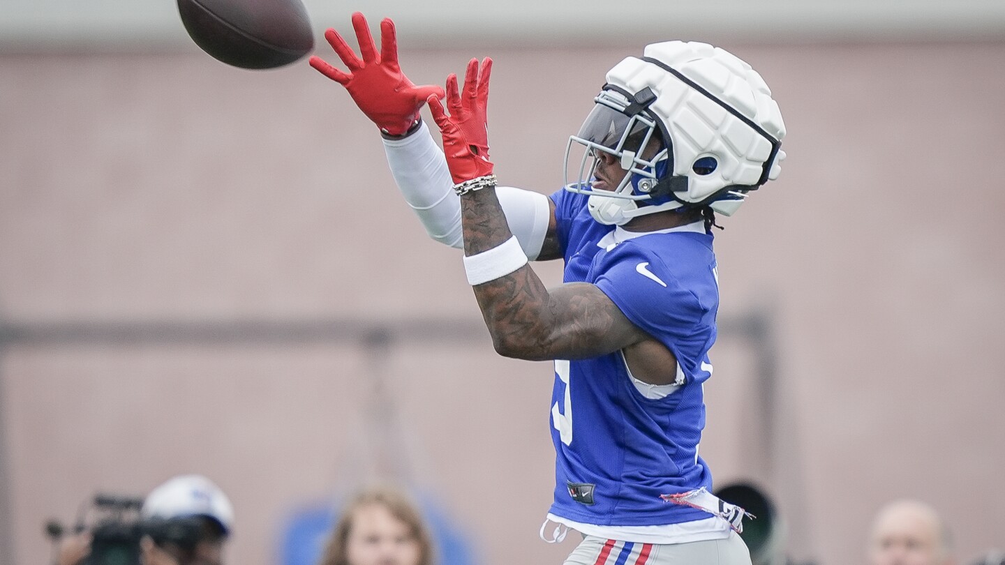 Malik Nabers delivering big catches for the Giants early in training camp