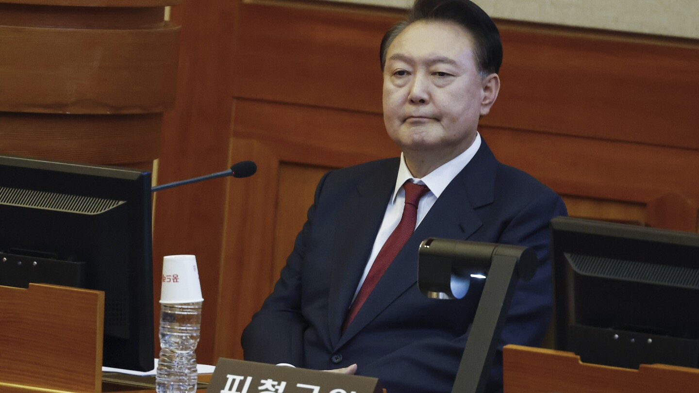 South Korean prosecutors indict impeached President Yoon Suk Yeol over his martial legislation