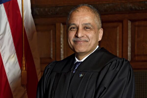 This undated photo provided by the New York State Court of Appeals, shows Associate Judge Rowan D. Wilson. New York Gov. Kathy Hochul nominated Wilson, who already serves as an associate judge on the state's highest court, as a chief judge, Monday, April 10, 2023. (New York State Court of Appeals via AP)