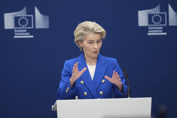 EU ponders 800 billion euro plan to beef up defenses to counter possible US  disengagement | AP News