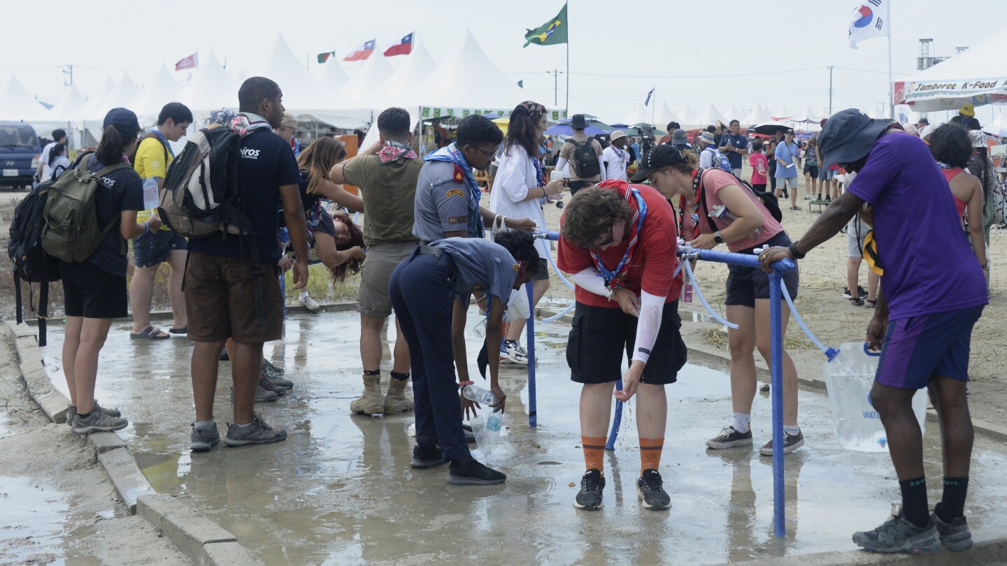 Scouting body asks South Korea to cut World Scout Jamboree short as heat wave prompts exodus