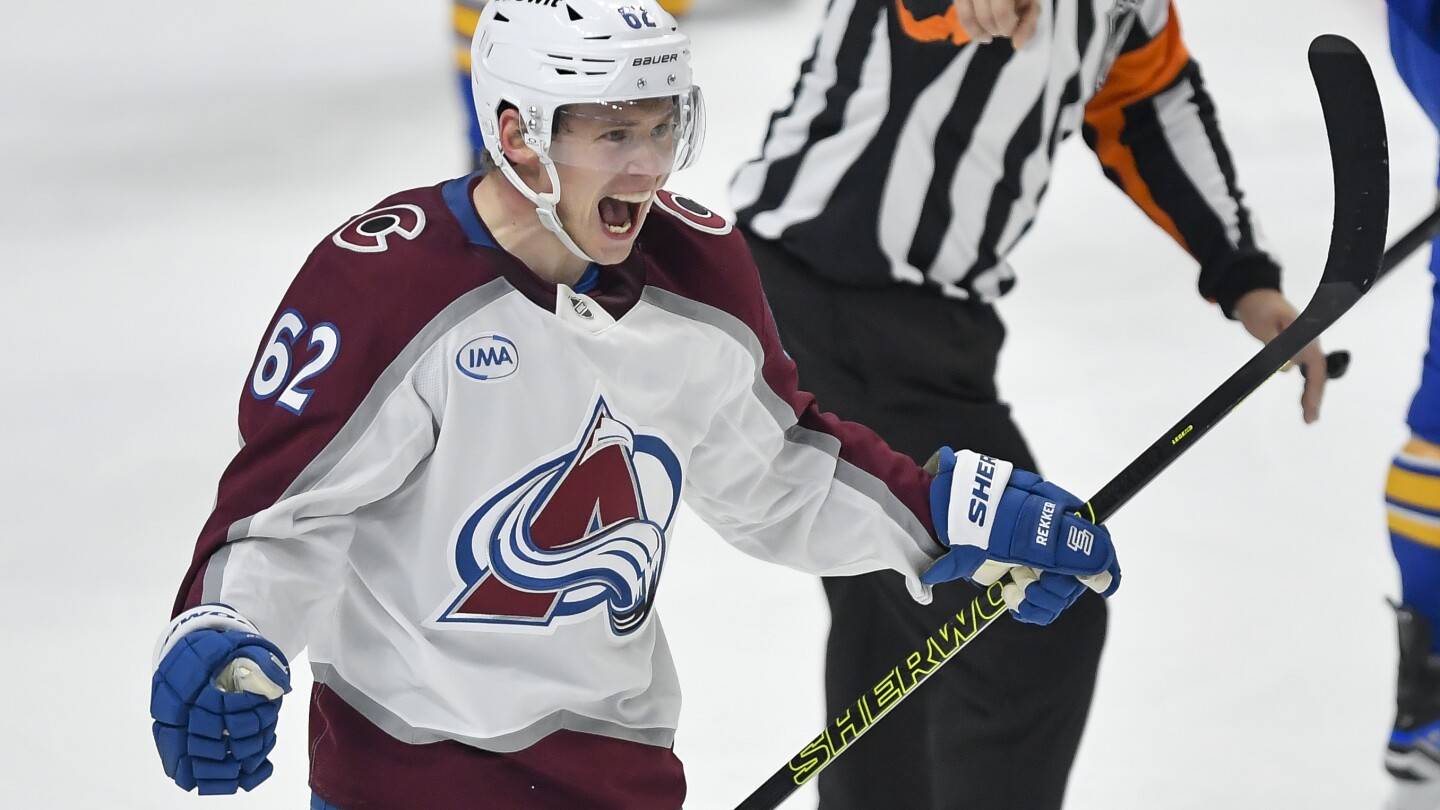Another Colorado comeback: Avalanche rally from 4-goal deficit this time in 5-4 win over Sabres | AP News