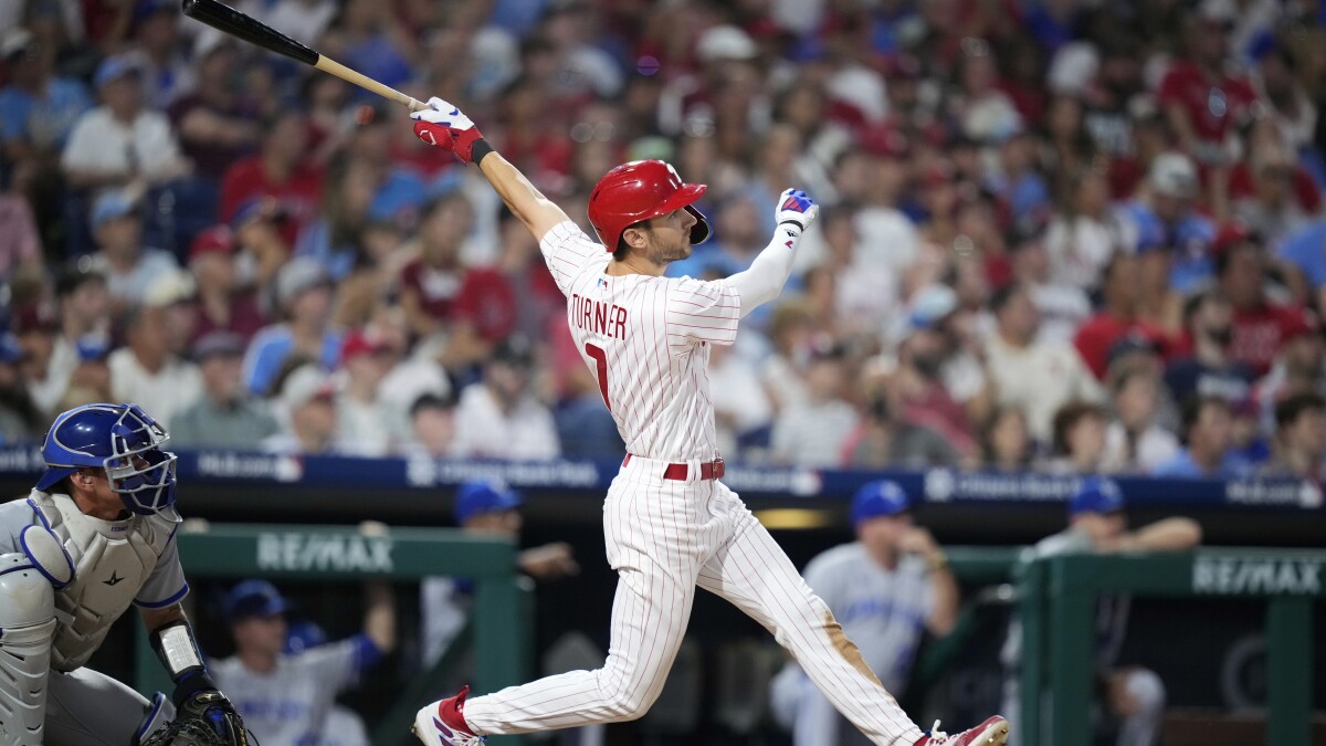 Watch: Locked-in Trea Turner gives Phillies lead with HR