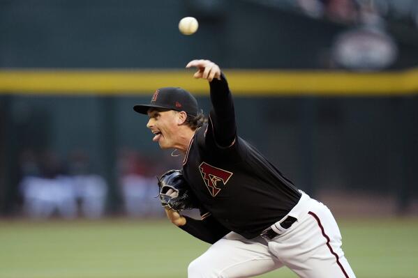 Zac Gallen 23 Arizona Diamondbacks baseball head logo signature