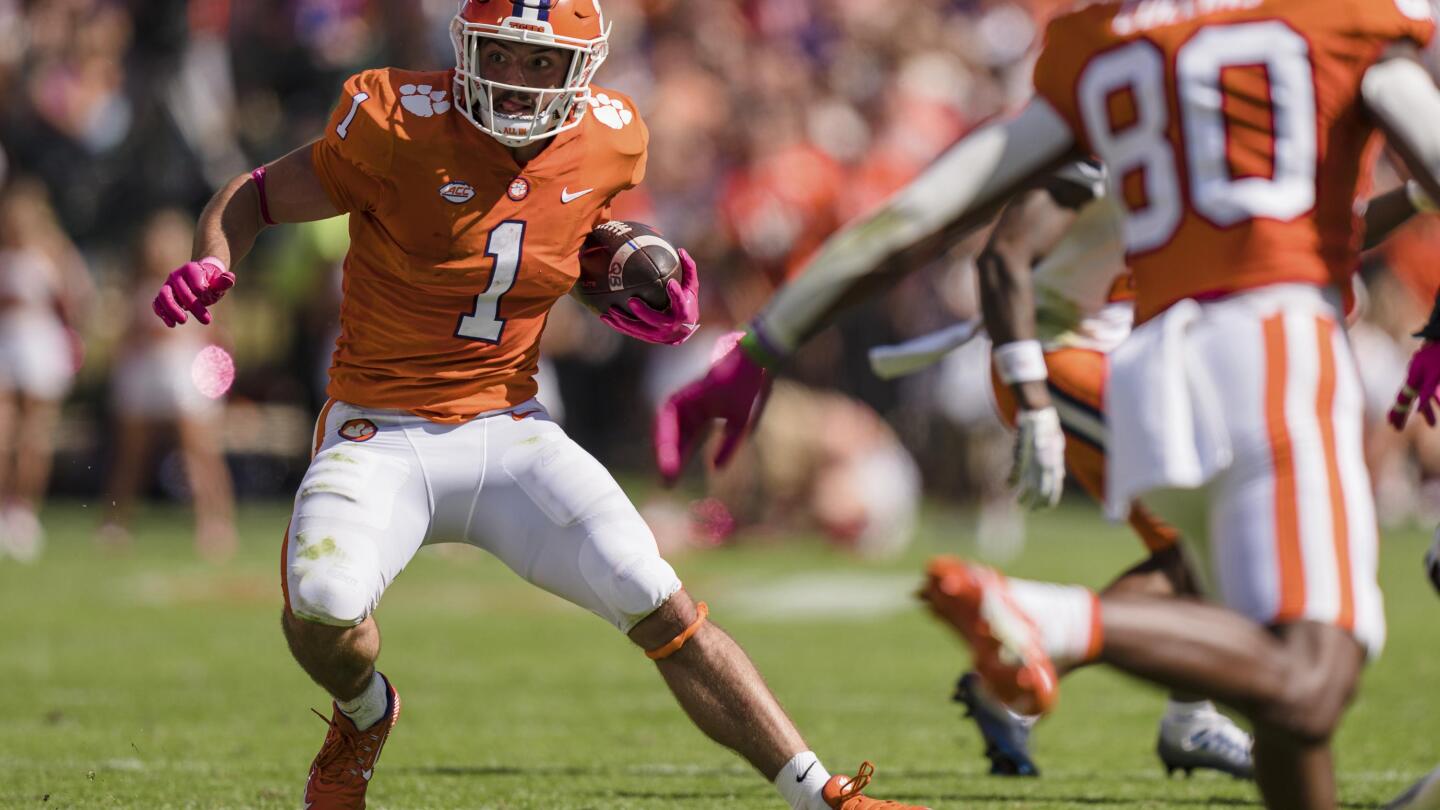 No. 5 Clemson puts playoff hopes on line at Notre Dame