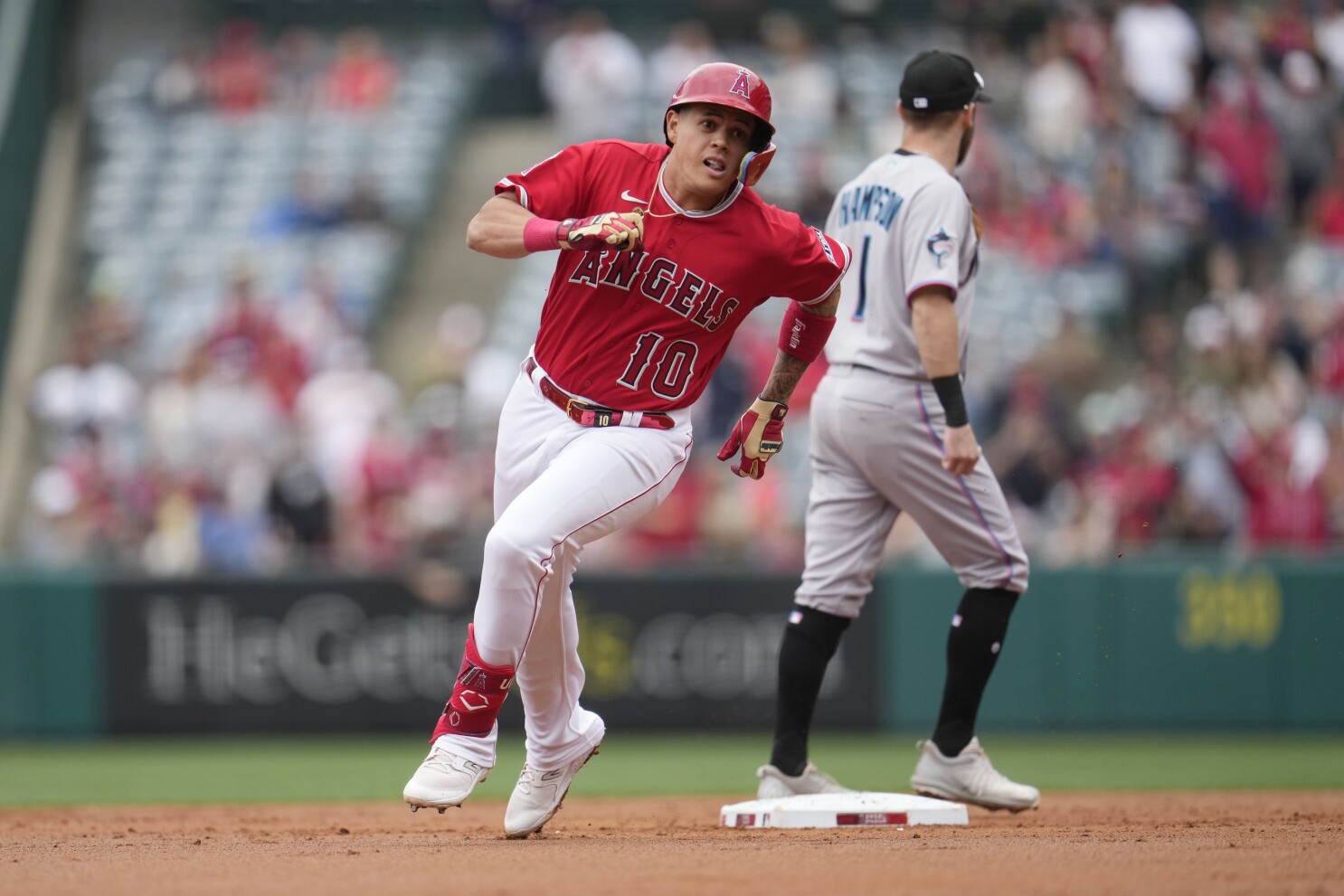 Angels infielder Gio Urshela probably out for season with broken