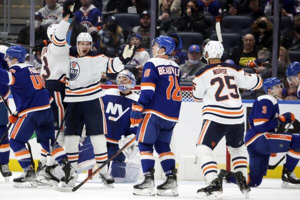 Noah Dobson overtime goal gives Islanders 3-2 win over Oilers