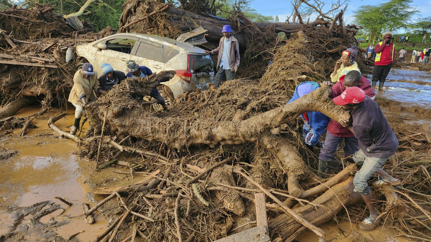 In Kenia zijn zeker veertig mensen om het leven gekomen nadat een dam instortte
