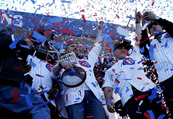 Jon Lester Chicago Cubs 2016 MLB World Series Champions