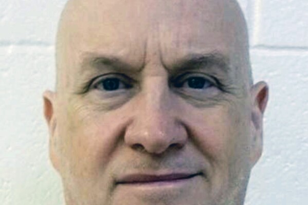 This undated photo provided by the Arkansas Department of Corrections Communications Department shows inmate Grant Hardin. (Arkansas Department of Corrections Communications Department via AP)