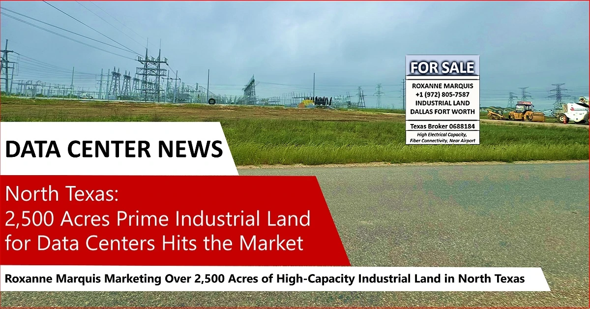 2,500 Acres Of Prime Data Center Development Land For Sale In Texas Will Boost Global Data Center Expansion
