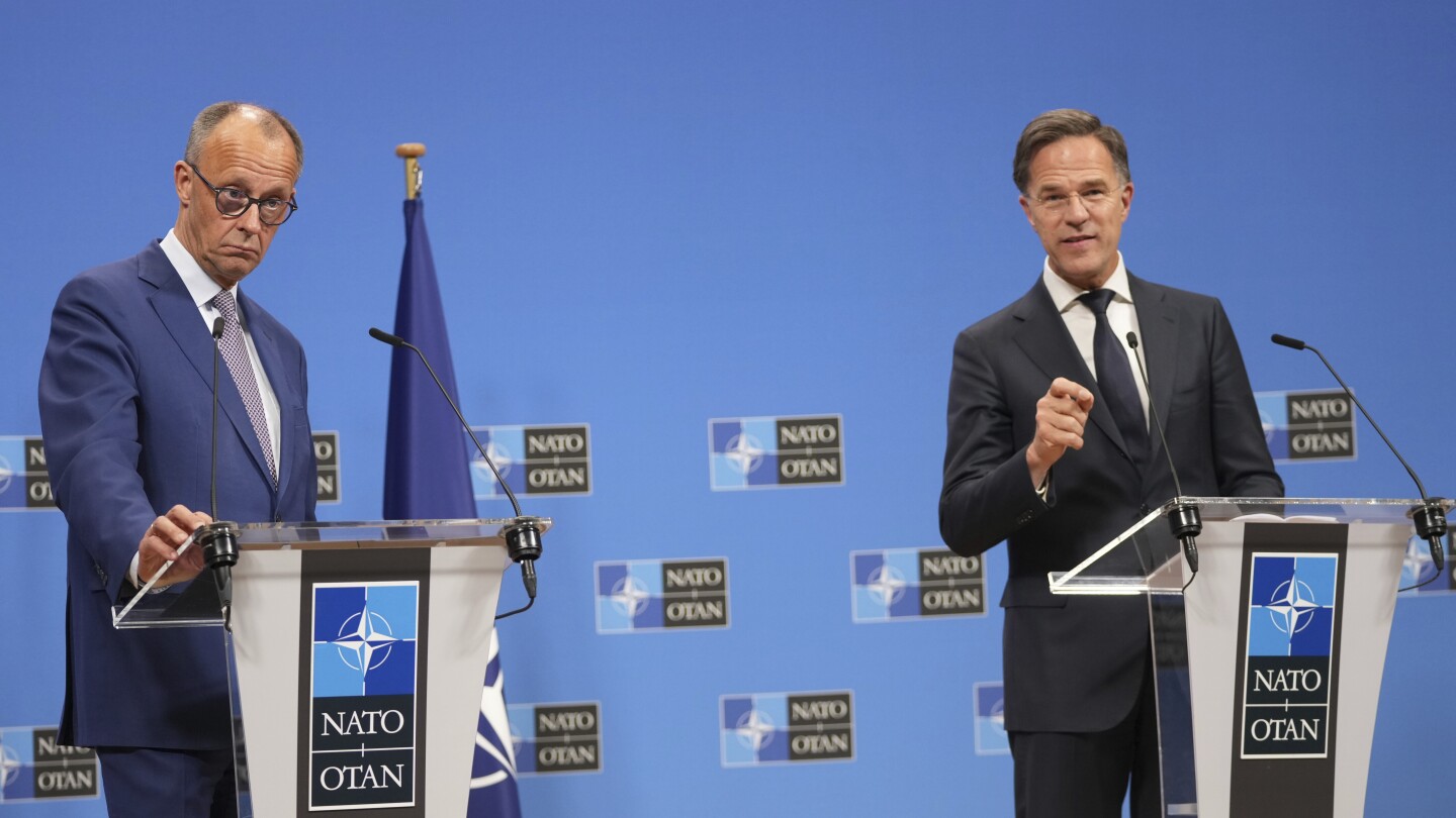 Dutch leader says NATO's chief insists allies should spend at least 3.5% of GDP on defense budgets