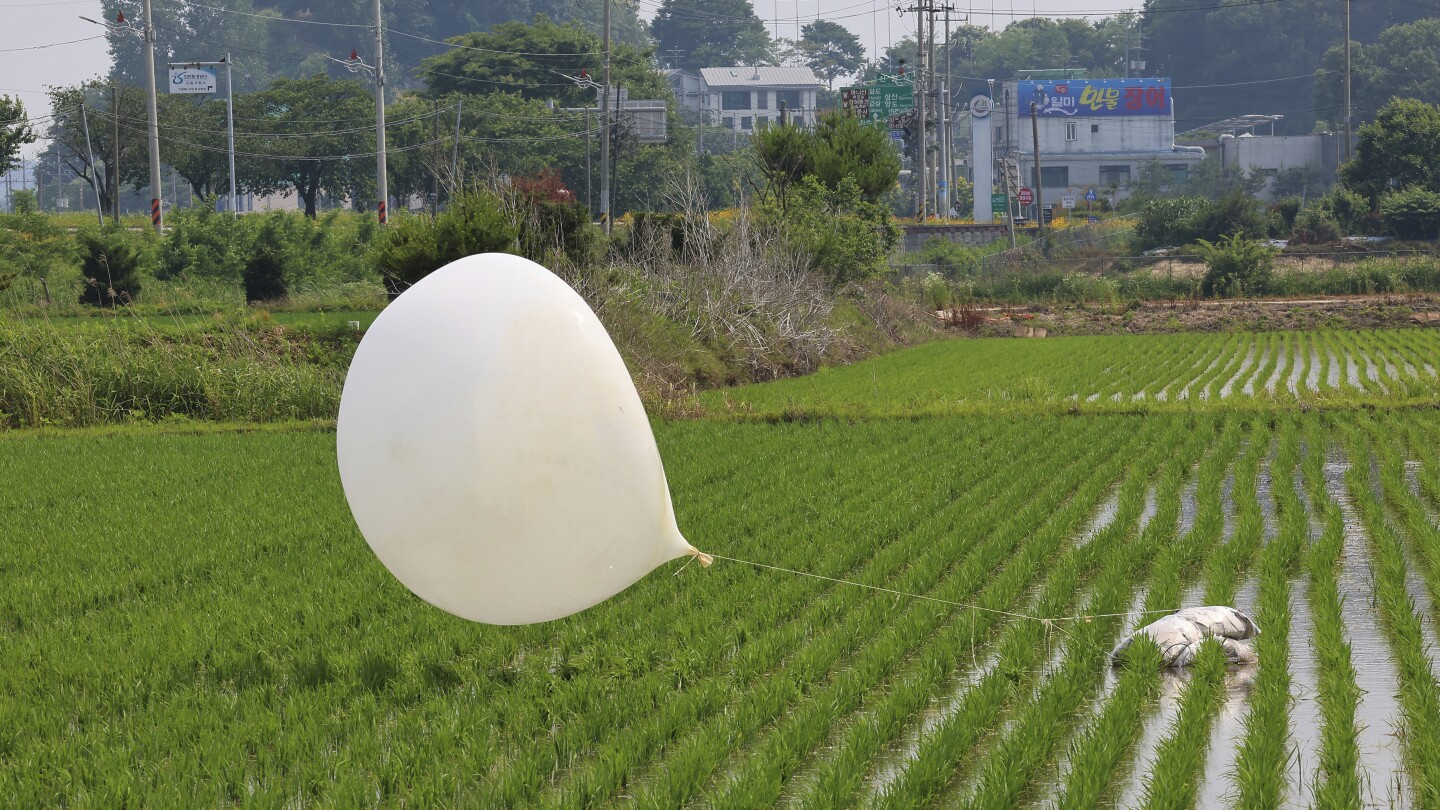 Seoul says North Korea has flown extra trash balloons towards South Korea