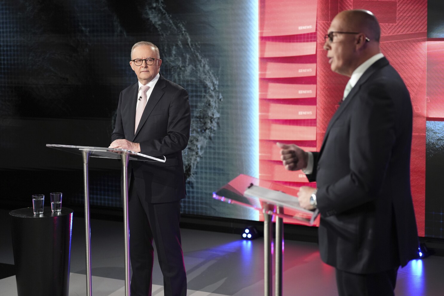 El primer ministro australiano dice confiar en Trump y Xi durante debate con su rival electoral