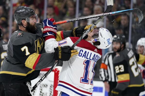 Montreal Canadiens lead Vegas Golden Knights after second period 