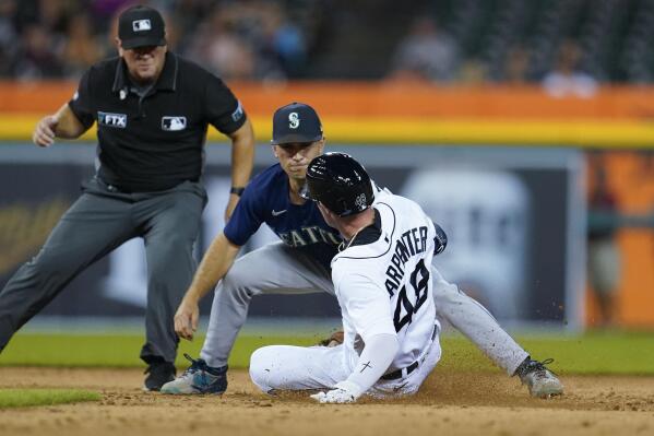 Seattle Mariners second baseman Adam Frazier (26) before the MLB