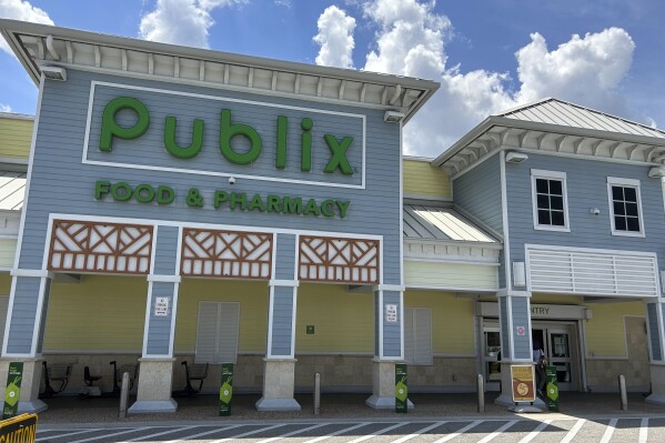 A Publix grocery store is seen, Aug. 9, 2023, in Neptune Beach, Fla. (AP Photo/Mark Long, File)