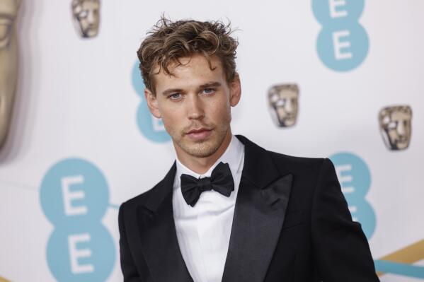 Austin Butler poses for photographers upon arrival at the 76th British Academy Film Awards, BAFTA's, in London, Sunday, Feb. 19, 2023. (Photo by Vianney Le Caer/Invision/AP)