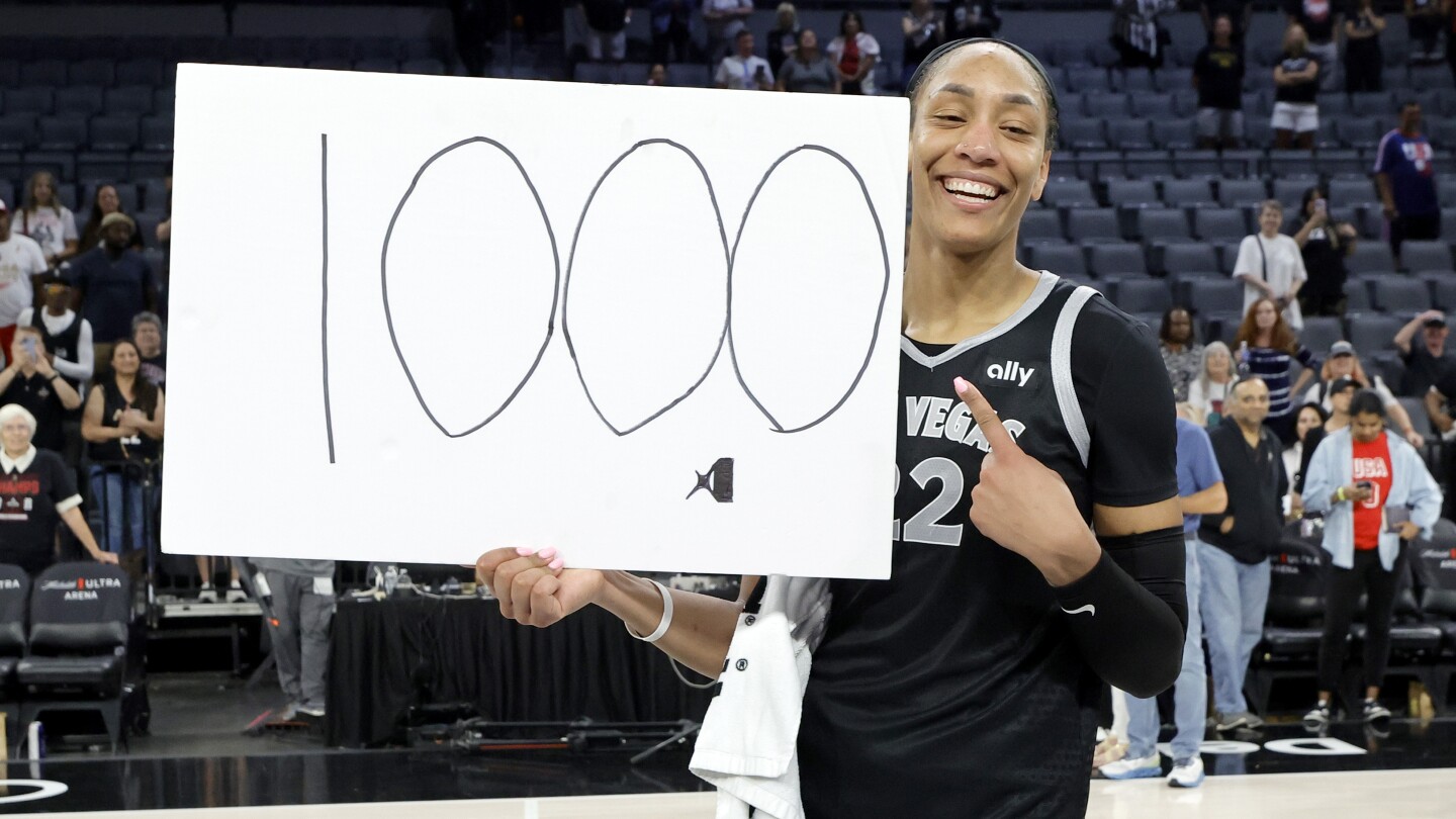 AP WNBA Awards: A’ja Wilson and Caitlin Clark unanimously voted Player and Rookie of the Year