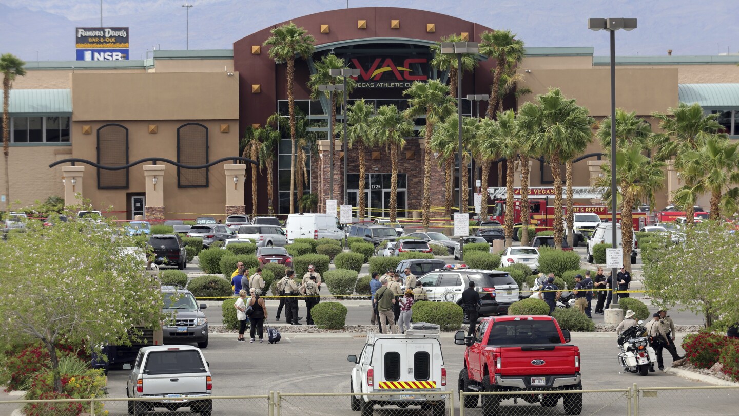 AP PHOTOS: Las Vegas Gym Shooting