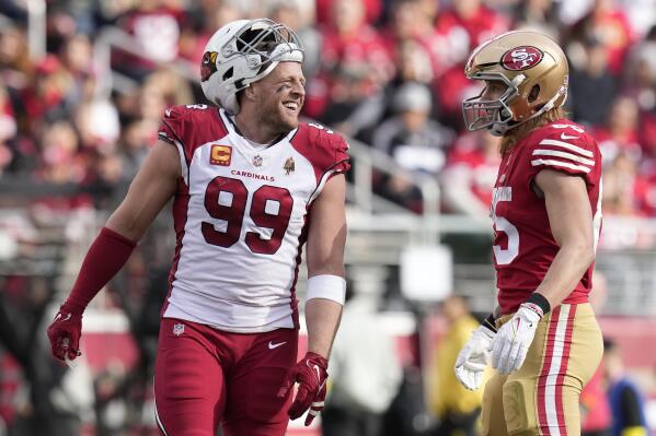 Purdy leads 49ers to 10th straight win, 38-13 over Cardinals