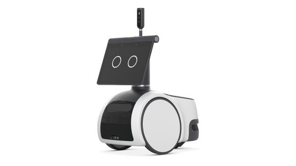 This photo provided by Amazon shows the company's new robot called Astro. (Courtesy of Amazon via AP)