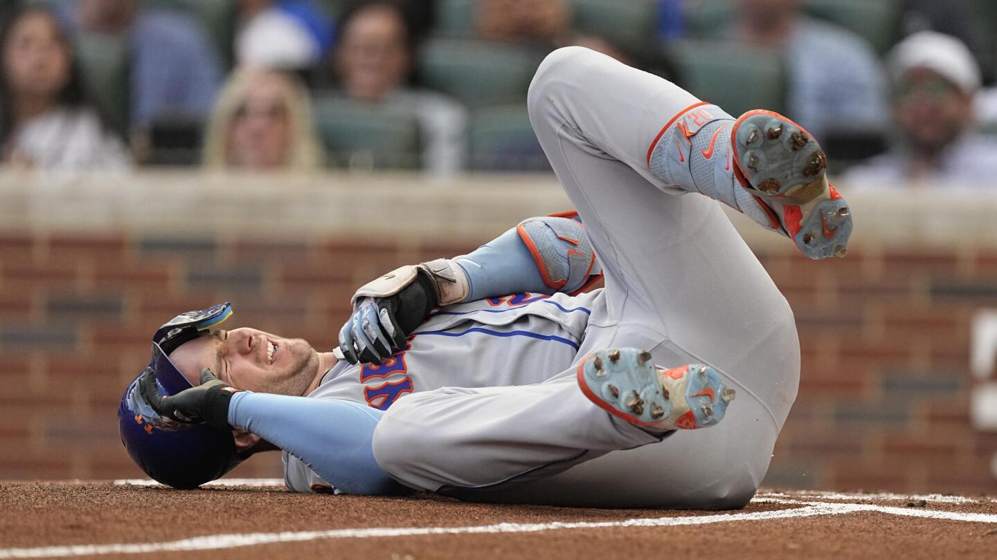 Mets' Pete Alonso heads back to New York for MRI on wrist - Newsday