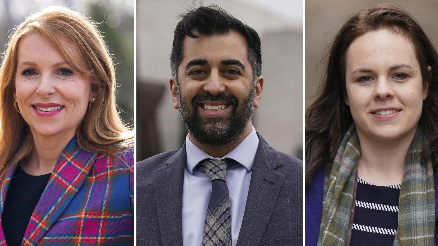 3 contenders running to replace Sturgeon as Scottish leader