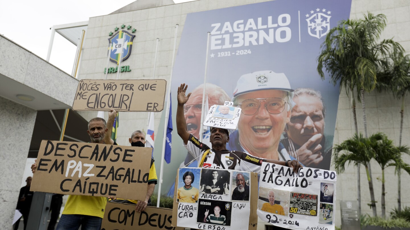 Погребение на Марио Загало: Бразилия отдава последна почит на великана от Световното първенство