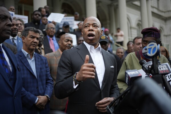 How Black leaders in New York are grappling with Eric Adams and representation | AP News