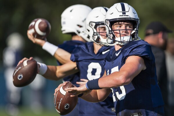 Drew Allar shines in No. 7 Penn State's opening 38-15 victory over West  Virginia