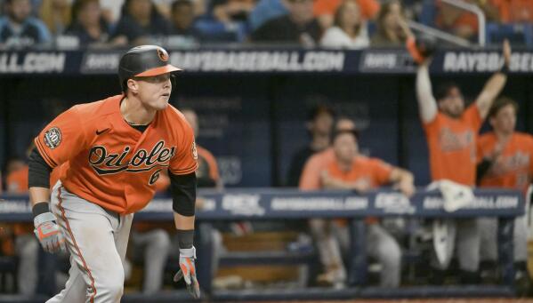 Orioles' Adley Rutschman Records First MLB Hit, Triples Against Tampa Bay  Rays - Fastball