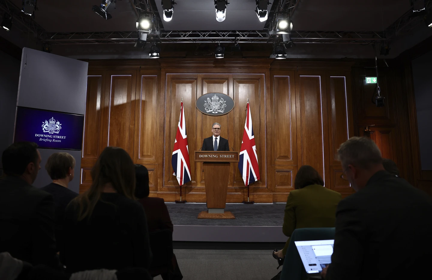 Primer Ministro Keir Starmer en rueda de prensa tras el ataque de Southport
