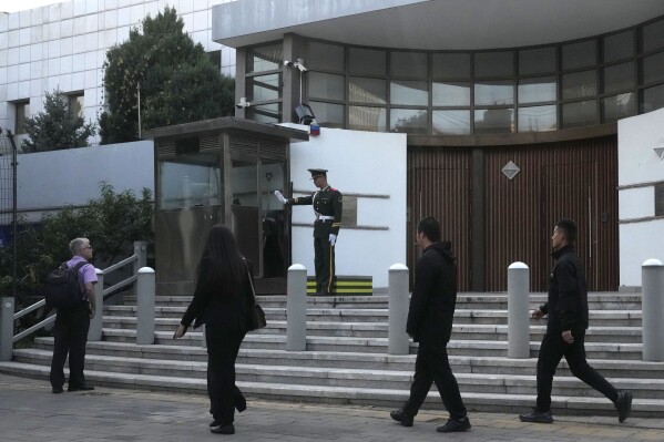 An employee at Israeli Embassy in China is stabbed. A foreign suspect has  been detained. | AP News