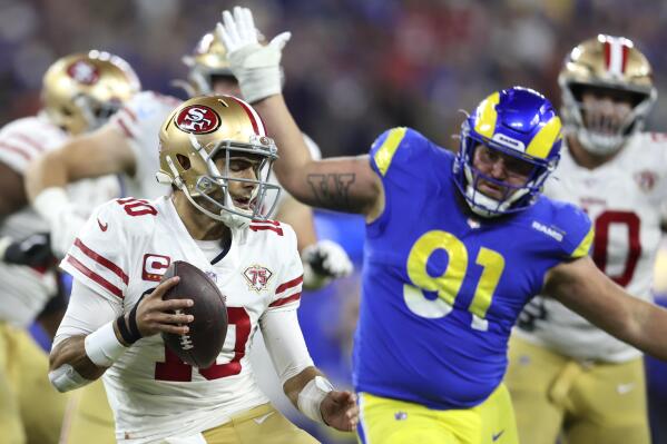 Rams and 49ers battle in NFC championship Sunday