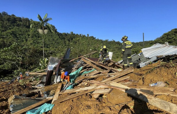 Aumentan a 34 los muertos por deslave en transitada carretera del oeste de  Colombia | AP News