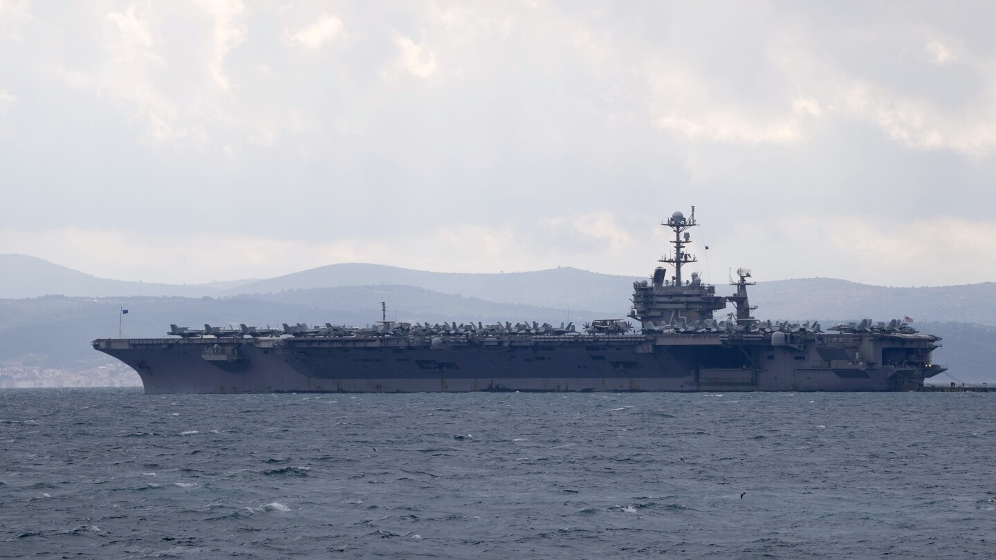 US aircraft carrier collides with merchant ship near Egypt, but no injuries reported