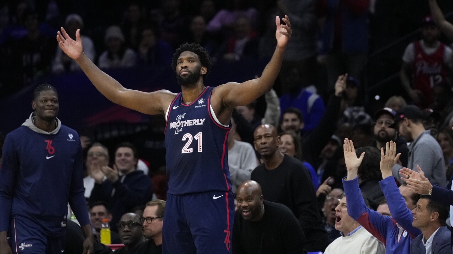 Joel Embiid powers the Philadelphia 76ers past the Minnesota Timberwolves 127-113