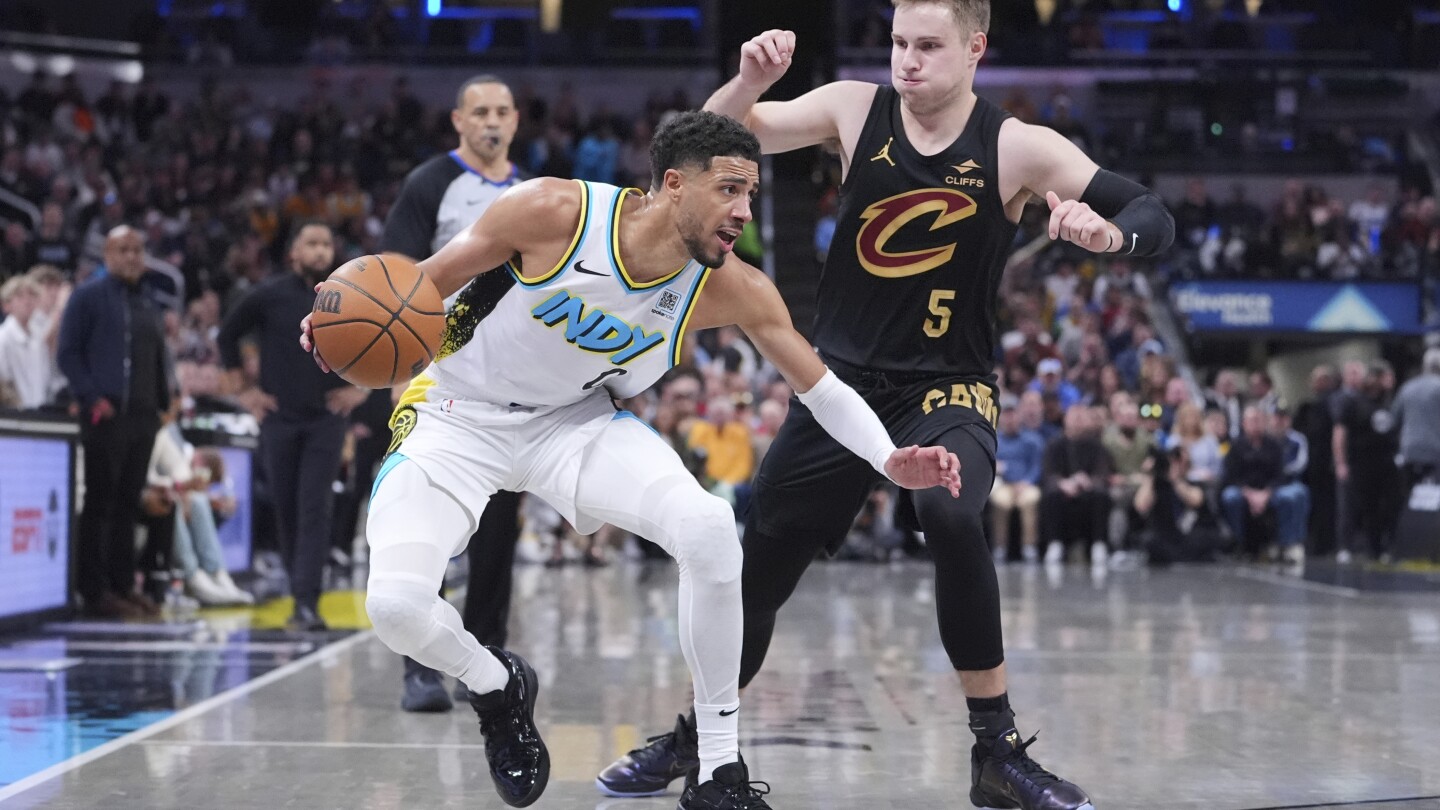 Haliburton scores 23, Pacers secure top-four seed in East with 114-112 win over short-handed Cavs